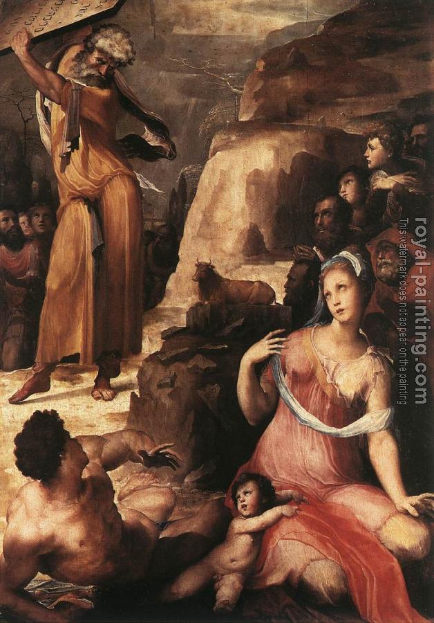Domenico Beccafumi : Moses and the Golden Calf